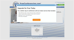 Desktop Screenshot of freeconferencing.com