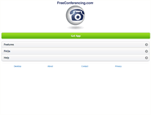 Tablet Screenshot of freeconferencing.com